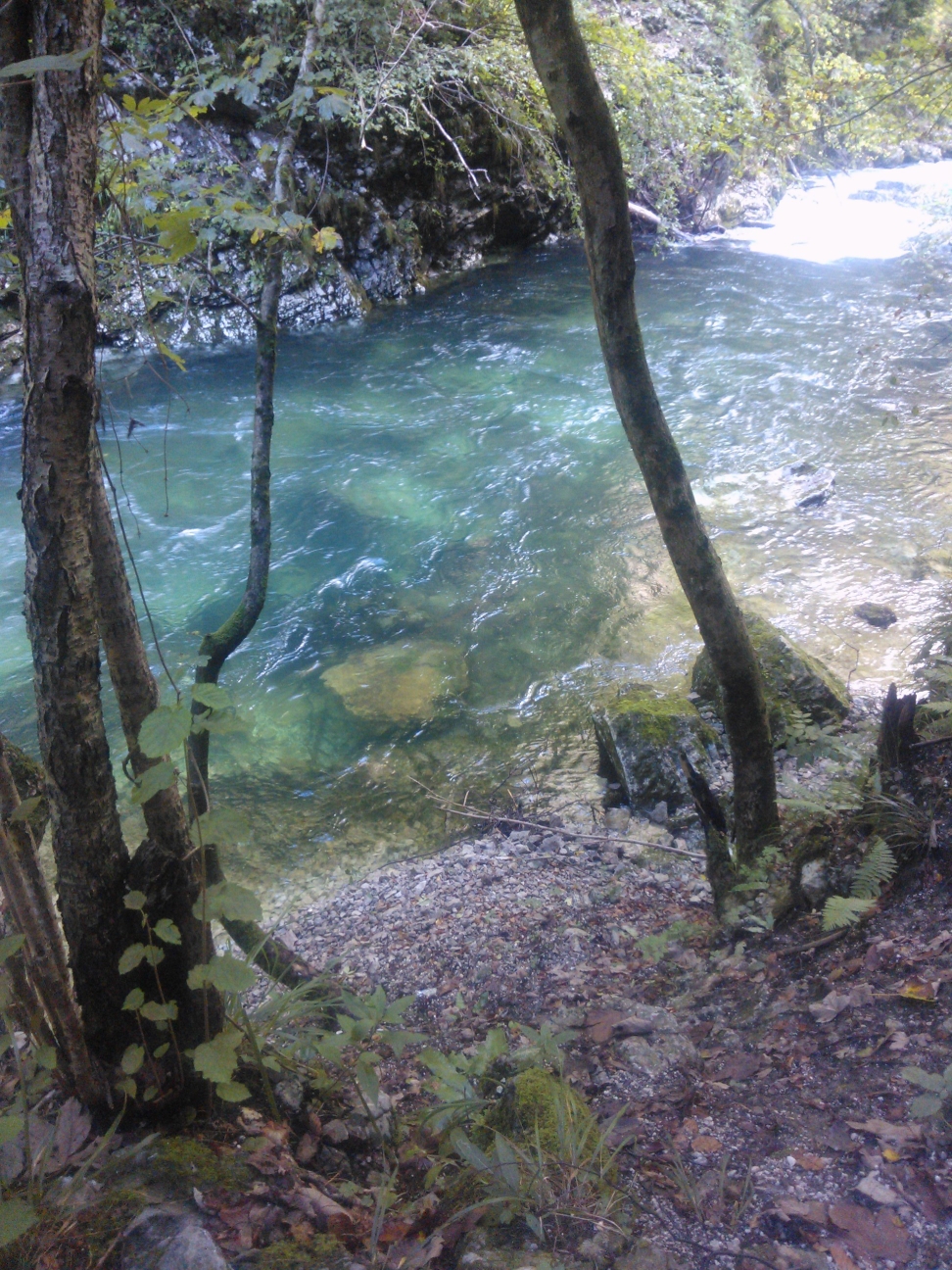 helder water in de Vintgarkloof