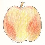 wellust - een appel met een rode blos